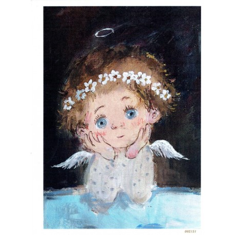 papier cienki A-6 2151 aniołek dziecię