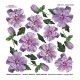 ***folia sospesso S2/07 purple flower