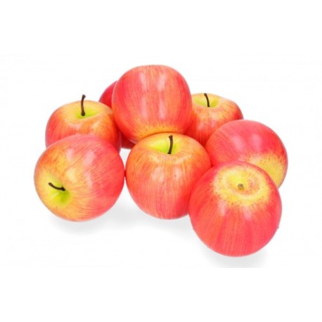 ***jabłko czerwono-żółte 7*7,5 cm