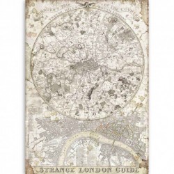 papier ryżowy A-4 mapa londyn DFSA4522