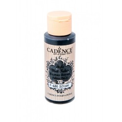 ***cadence farba do tkanin mat.59 ml F630 czarna