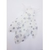 ***Pióra 15-20cm, 4szt srebrne gwiazdki