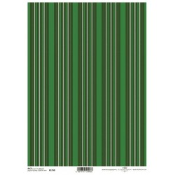 papier ryżowy A-4 R1758 paski zielone 