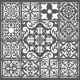 szablon 3D 18*18cm KSTDQ25 azulejos kafe