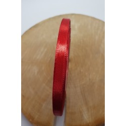 wstążka satyn. 6mm*32m ciemna czerwień