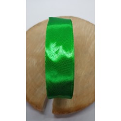 wstążka satyn. 25mm*32m zieleń choinkowa