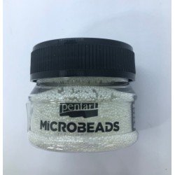 mikrokulki perłowo białe 0,8-1mm /40g