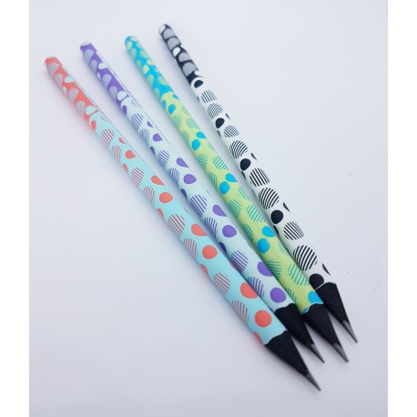 ołówek berlingo dots pastelowe kropki