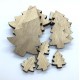 drewniane choinki op.12 szt 4-7 cm