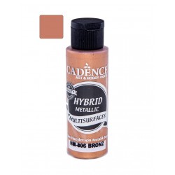 ***cadence farba hybrydowa metalizowana brąz 70ml 