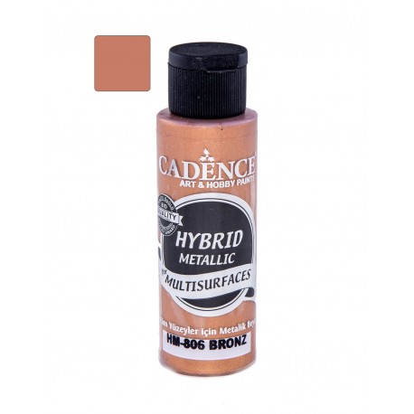 ***cadence farba hybrydowa metalizowana brąz 70ml 