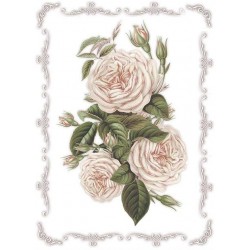 papier ryżowy a-3 15l. róża vintage