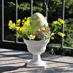 ***donica gazon wys.18,5 cm biała