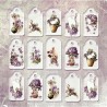 ***papier scrapbooking 31*32 cm SL1099 tagi bukiety wrzosowe
