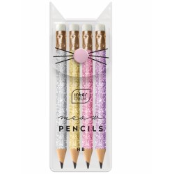 ***ołówek mini gliter 4szt