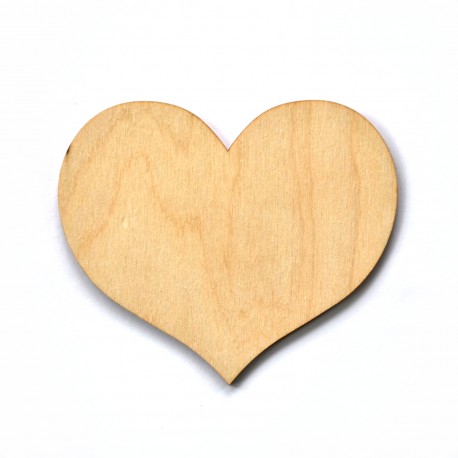 drewniane serce 10*12 cm