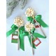 Lizak-medalion świąteczny MERRY CHRISTMAS handmade