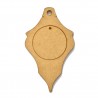 Baza hdf-bombka 25*14,5cm owal 10cm