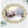 ***serwetka 33*33 BN 289 jelenie w ramce