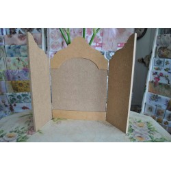 MDF tryptyk 20x30x18