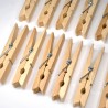 spinacz drewniany 7,2 cm opk.12 szt