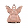 ***zawieszka ażurowy aniołek 5,5*6 cm miedziany