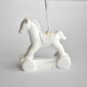 ***konik biały 6,5*3,7 cm