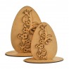 jajko stojące z ornament  14,9x10,3cm