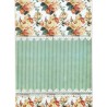papier ryżowy A-4 0403 paski,róże