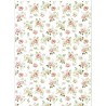 papier ryżowy A-4 1049 kwiatki złocone