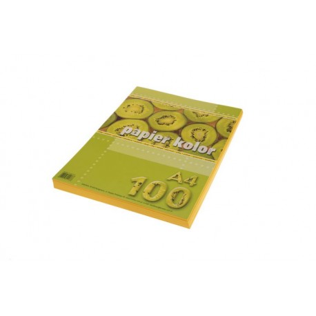 papier ksero A-4/100k żółty słoneczny 80g