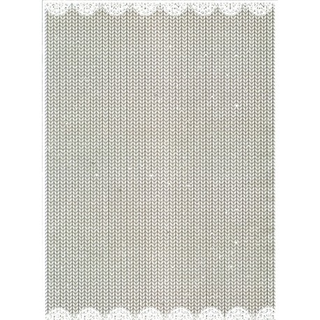 papier ryżowy A-4 id-2084 tło splot sweterkowy