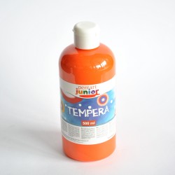 farba tempera 500 ml junior pomarańczowy