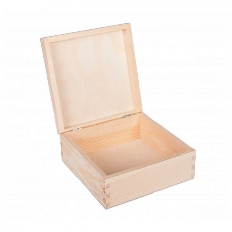 pudełko drewniane 14*14*5,5 cm