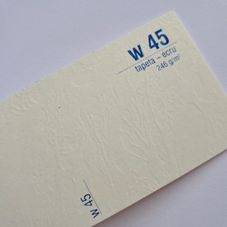 papier wizytówkowy tapeta ecru W45