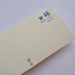 papier wizytówkowy skórka ecru W46