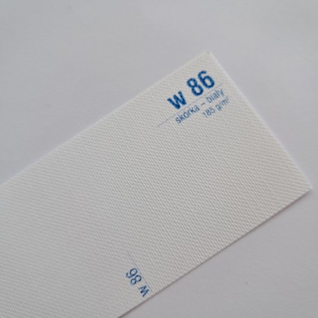 papier wizytówkowy skórka biała W86