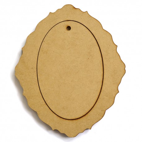 Baza hdf-medalion 16,9*14 cm owal 12,6*8,4 cm