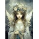 papier cienki A-4 dziewczynka anioł