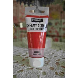 ***pentart farba creamy bordo met.60 ml