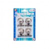 magnesy z klipsem 2,7cm/4 szt