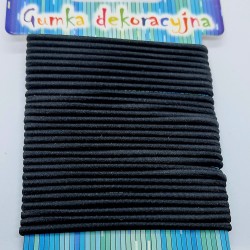 gumka okrągła 2mm/2m czarna