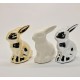 zajaczek ceramiczny 6*5,3*3,5 cm biały