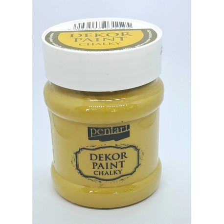 pentart farba kredowa 230 ml musztardowy