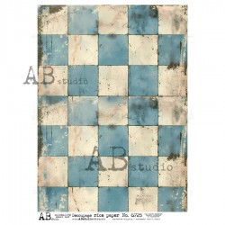 papier ryżowy A-4 6728 tło kwadraty