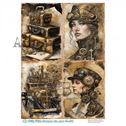 papier ryżowy A-4 id-602 walizki,tryby