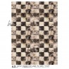 papier ryżowy A-4 6858 kwadraty czarno-białe