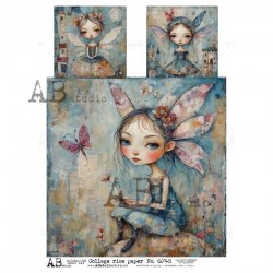 papier ryżowy A-4 6748 wróżki