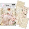 papier A-4 mix 6 szt dama kwiaty
