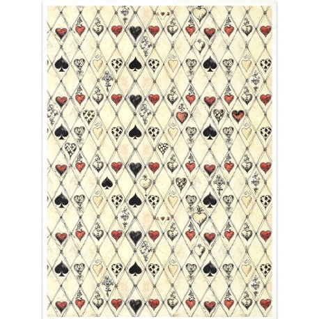 papier ryżowy A-3 1463L tło karciane